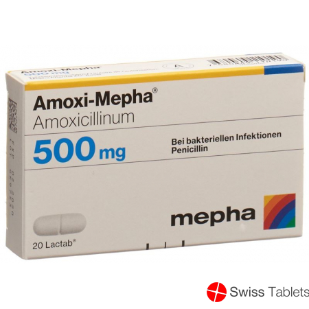 Amoxi Mepha 500 Lactabs 500mg 20 Stück buy online