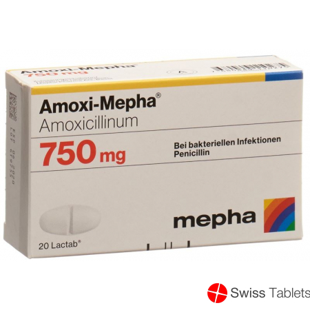 Amoxi Mepha 750 Lactabs 750mg 20 Stück buy online