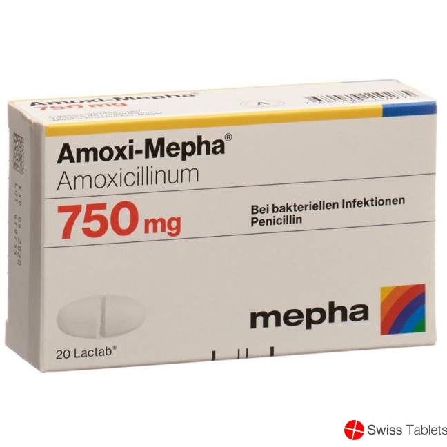 Amoxi Mepha 750 Lactabs 750mg 20 Stück buy online