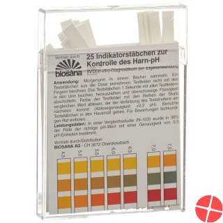 Biosana Indikatorstäbchen Ph 4.5-9.25 25 Stück