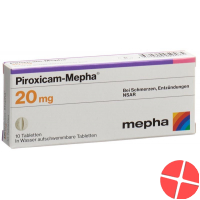 Piroxicam Mepha Tabletten 20mg 10 Stück