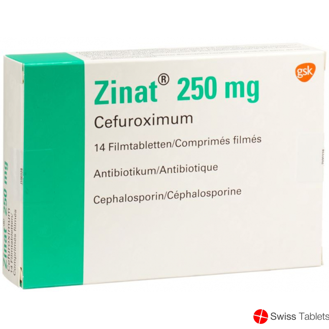 Zinat 250mg 14 Filmtabletten buy online