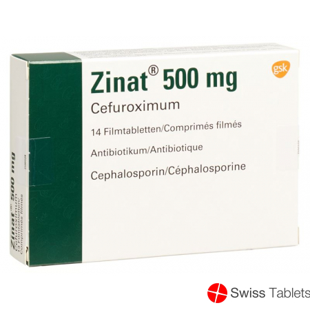 Zinat 500mg 14 Filmtabletten buy online