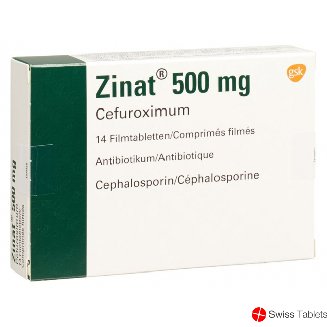 Zinat 500mg 14 Filmtabletten buy online