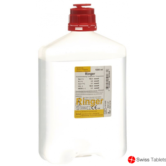 Ringer Bichsel Spüllösung Plastikflasche 1000ml buy online Ringer Bichsel Spüllösung Plastikflasche 1000ml buy online