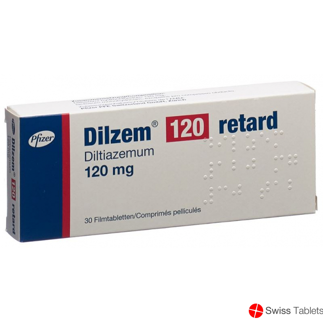 Dilzem Retard Filmtabletten 120mg 30 Stück buy online Dilzem Retard Filmtabletten 120mg 30 Stück buy online