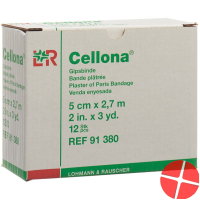 Cellona Gipsbinden 2.75mx5cm Feincremig 12 Stück Cellona Gipsbinden 2.75mx5cm Feincremig 12 Stück