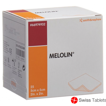 Melolin Wundkompressen 5x5cm Steril 25 Beutel buy online