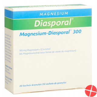 Magnesium Diasporal Granulat 300mg 20 Beutel 5g
