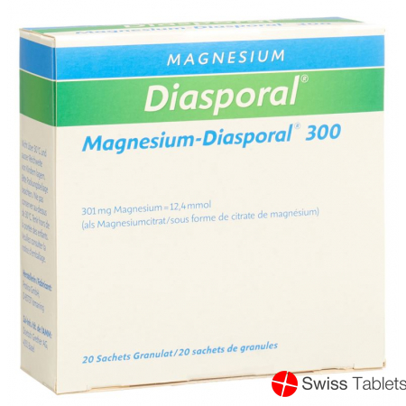 Magnesium Diasporal Granulat 300mg 20 Beutel 5g buy online