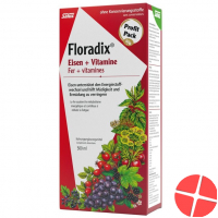 Floradix vitamins + organic iron Juice bottle 500ml