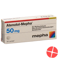 Atenolol Mepha 50 Lactabs 50mg 30 Stück