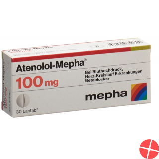 Atenolol Mepha Lactabs 100mg 30 Stück
