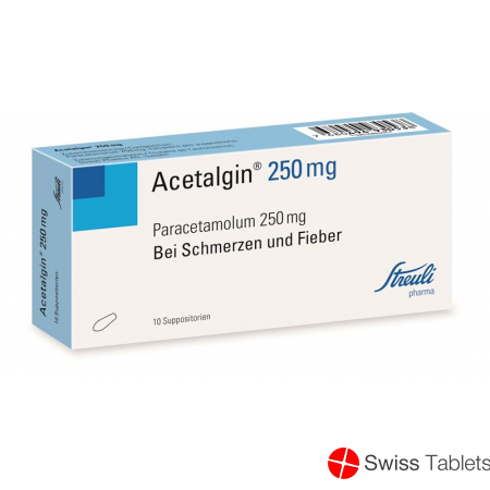 Acetalgin 250mg 10 Zäpfchen buy online