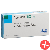 Acetalgin 500mg 10 Zäpfchen