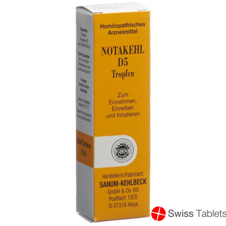 Notakehl Tropfen D 5 10ml buy online