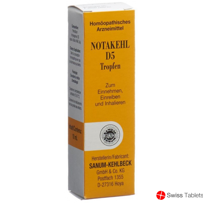 Notakehl Tropfen D 5 10ml buy online