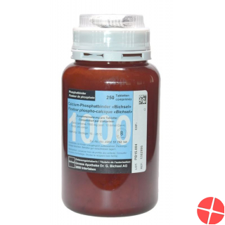 Calcium Phosphatbind Bichsel Tabletten 1000mg 250 Stück