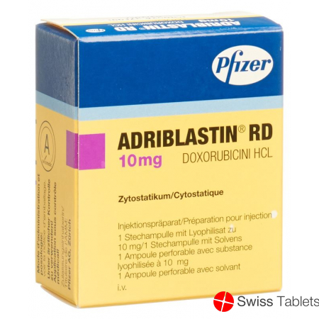 Adriblastin Rd Trockensubstanz 10mg C Solv Durchstechflasche buy online
