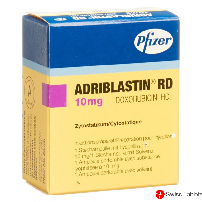 Adriblastin Rd Trockensubstanz 10mg C Solv Durchstechflasche buy online