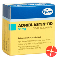 Adriblastin Rd Trockensubstanz 50mg Durchstechflasche 2 Stück