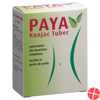 Paya Konjac Tuber Tabletten 120 Stück