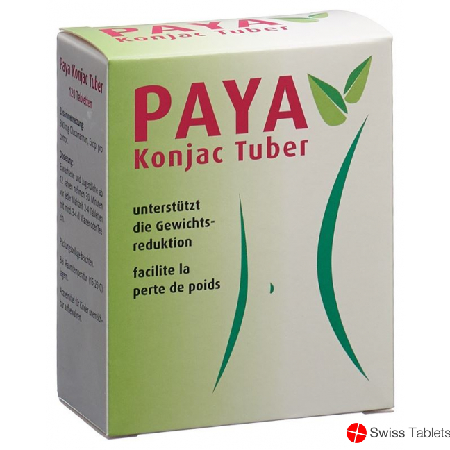 Paya Konjac Tuber Tabletten 120 Stück buy online