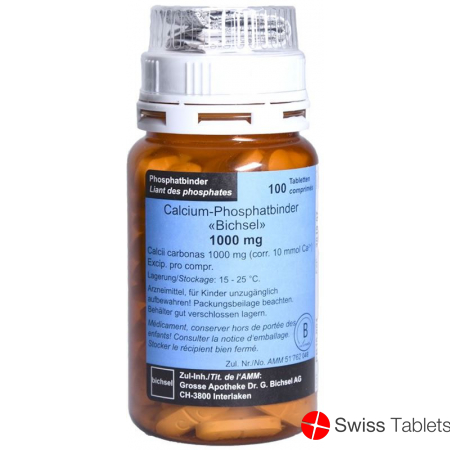 Calcium Phosphatbind Bichsel Tabletten 1000mg 100 Stück buy online