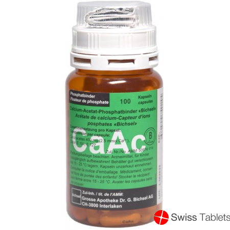 Calcium Ac Phosphatb Bichsel Kapseln 400mg 100 Stück buy online