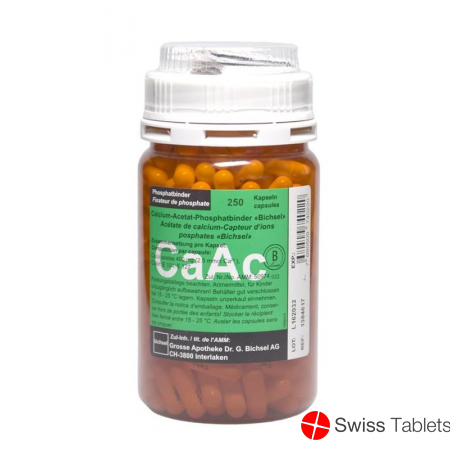 Calcium Ac Phosphatb Bichsel Kapseln 400mg 250 Stück buy online