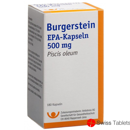Burgerstein EPA capsules 500 mg Ds 180 pieces buy online