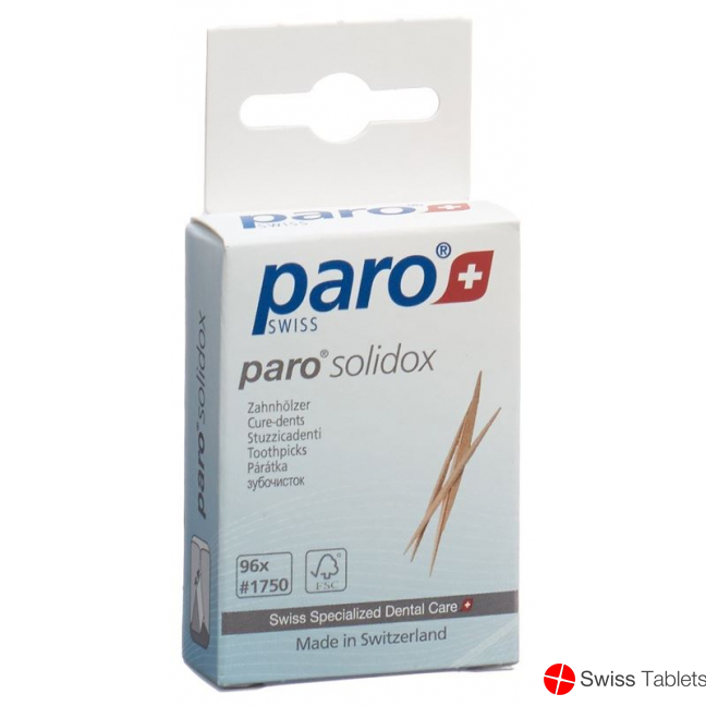 Paro Solidox Zahnholz Mittel Doppelendig 96 Stück buy online