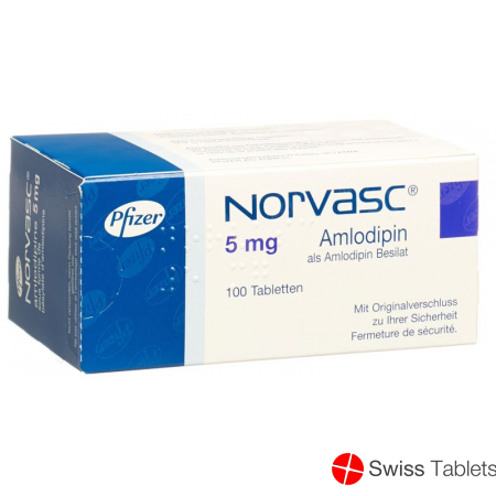 Norvasc Tabletten 5mg 100 Stück buy online