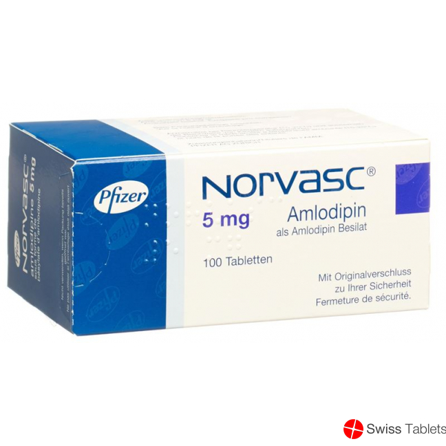 Norvasc Tabletten 5mg 100 Stück buy online