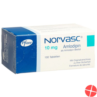 Norvasc Tabletten 10mg 100 Stück