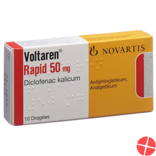 Voltaren Rapid 50mg 10 Dragées