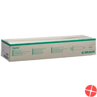 Braun Injektionsspritze 2ml Luer 2-teilig Zentrisch 100 Stück