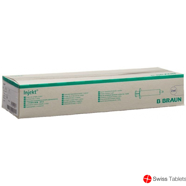 Braun Injektionsspritze 2ml Luer 2-teilig Zentrisch 100 Stück buy online