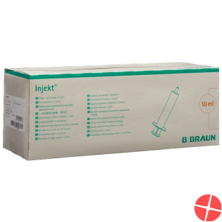 Braun Injektionsspritze 10ml Luer 2-teilig Exzentrisch 100 Stück