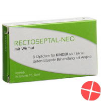 Rectoseptal Neo Wismut Zäpfchen Kind 8 Stück