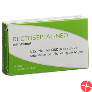 Rectoseptal Neo Wismut Zäpfchen Kind 8 Stück
