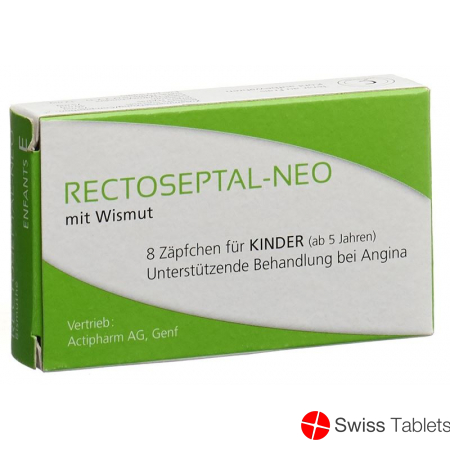 Rectoseptal Neo Wismut Zäpfchen Kind 8 Stück buy online