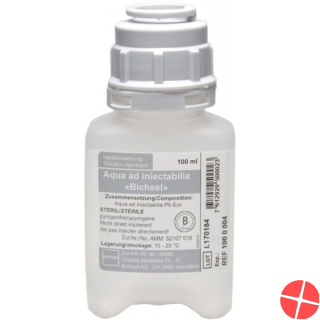 Aqua Ad Iniectabilia Bichsel Plastikflasche 100ml