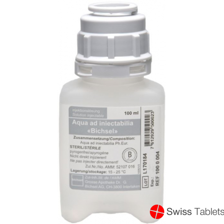 Aqua Ad Iniectabilia Bichsel Plastikflasche 100ml buy online