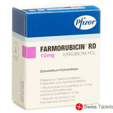 Farmorubicin Rd Trockensubstanz 10mg C Solv Ampullen buy online
