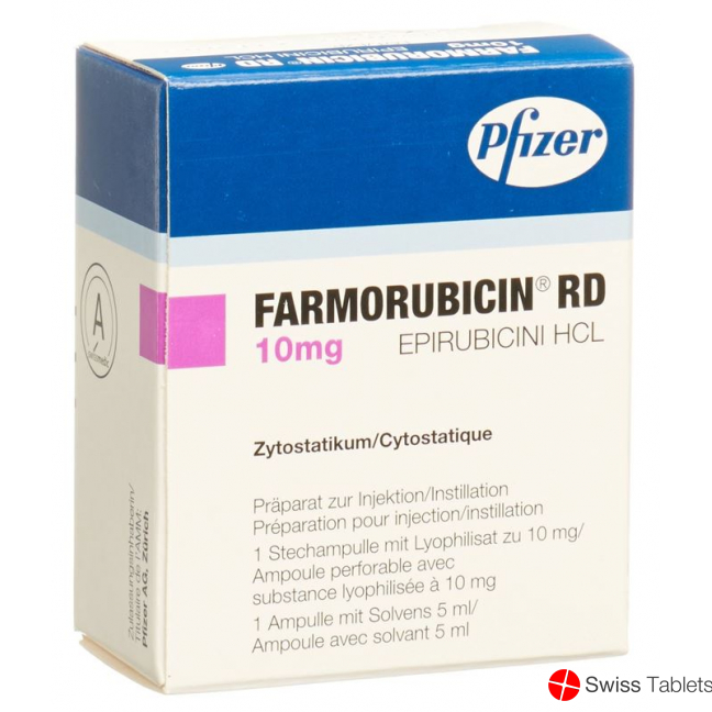 Farmorubicin Rd Trockensubstanz 10mg C Solv Ampullen buy online