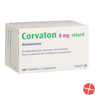 Corvaton Retard Tabletten 8mg 100 Stück