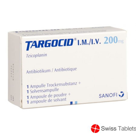 Targocid Trockensubstanz 200mg C Solv i.v./i.m. Ampullen buy online