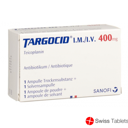 Targocid Trockensubstanz 400mg C Solv i.v./i.m. Ampullen buy online