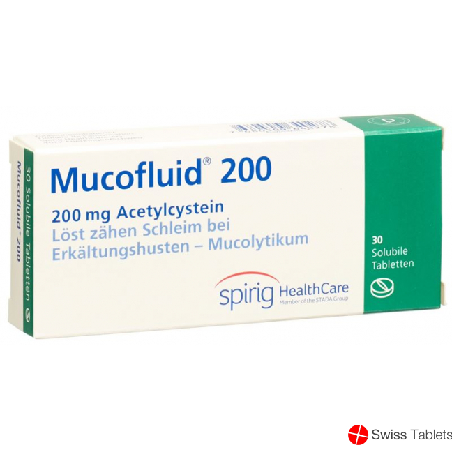 Mucofluid 200mg 30 Tabletten buy online